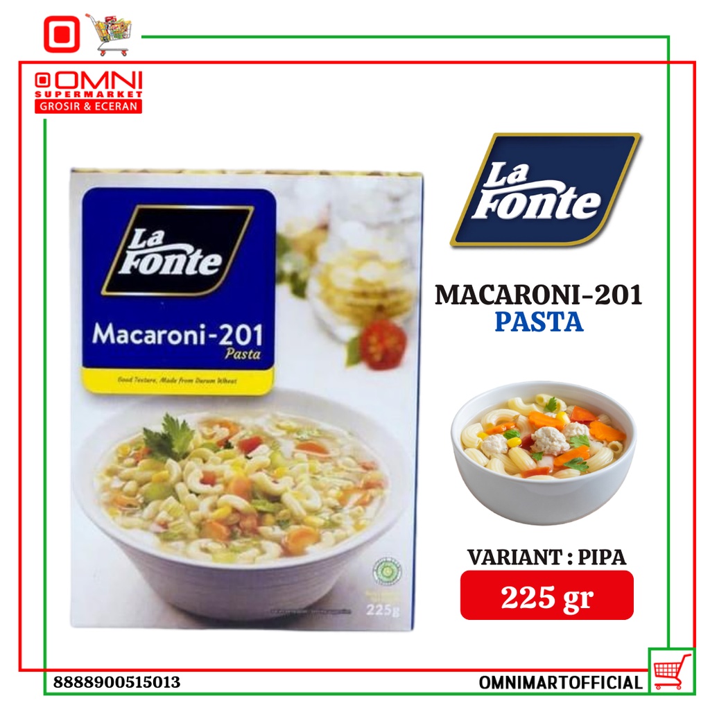 

La Fonte Makaroni Pipa Macaroni Box 225g