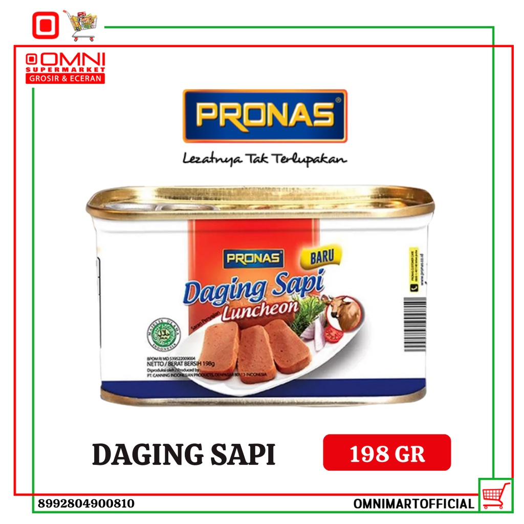 

Kornet Luncheon Daging Sapi 198 Gr