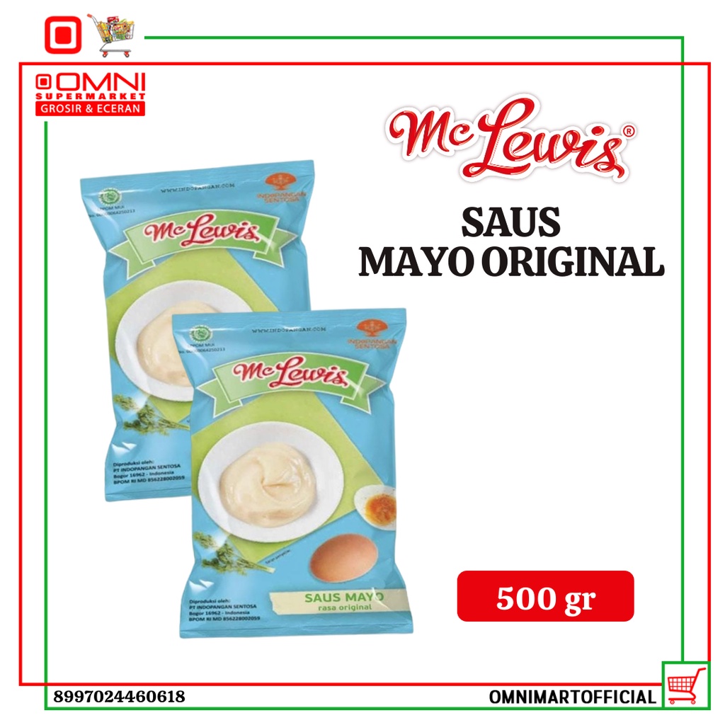

Mc Lewis Mayonais Original Pouch 500 Gr