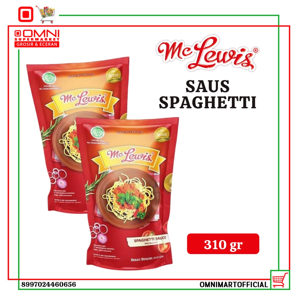 

Mc Lewis Saus Spaghetti 310 Gr