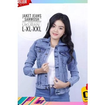 Jaket Jeans Polos Murah Jkt Lppis Kekinian Terbaru 2023 Jacket Premium  Crop Jens Hoodi Denim Jin Ja