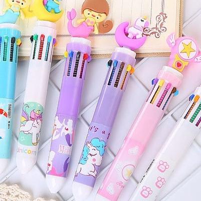 

Gannise Pulpen Pen Pena Multi 10 Warna 10 In 1 Gn-St0088 Kkt