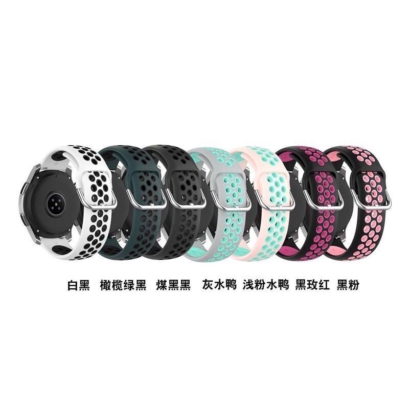 Tali Jam 20mm Watch Strap OASE Horizon W1 - Silikon Rubber Two Tone