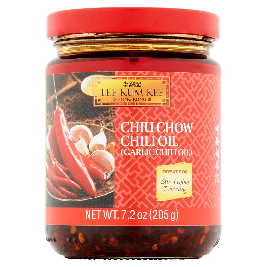

Lee Kum Kee Chiu Chow Style Chili Oil Saus Saos Sauce Cabai 205Gr
