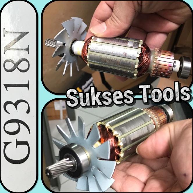 Armature Gmt G 9318 N Angker Motor Mesin Poles Gmt Model Bor G9318 N