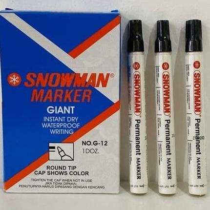 

SPIDOL SNOWMAN PERMANENT PER LUSIN