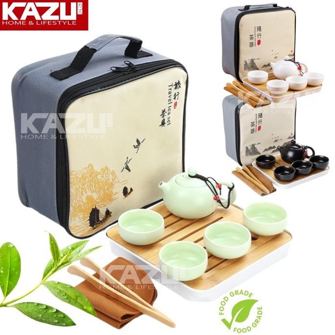 CHINESE TEAPOT SET CERAMIC C11 TRAY SET TRAVEL BAG CANGKIR TEH CHINA