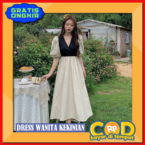 Gaun Ultah Baju Pesta Wanita Party Dres Korea Drez Diatas Lutut Atasan Wanita Kekinian Korean Style 
