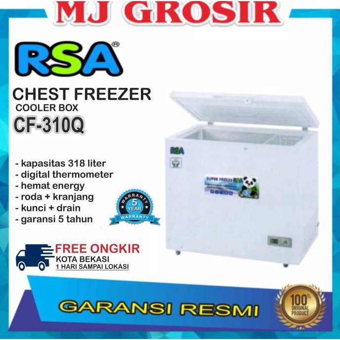 RSA CF 310 CHEST FREEZER BOX 300 L LEMARI PEMBEKU 300 LITER BY GEA