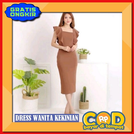 Dress Korean Style Pendek Untuk Jalan Jalan Driss Mewah Baju Pesta Wanita Party Dres Korea Drez Diat