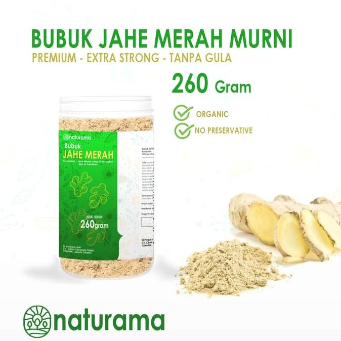 

JAHE MERAH BUBUK MURNI TANPA CAMPURAN 260 GRAM PURE RED GINGER POWDER