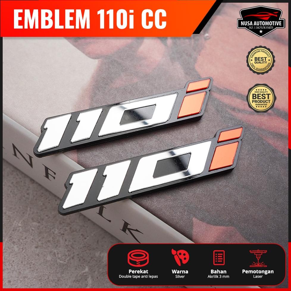 2Pcs Emblem Cc Kecil Motor Universal Vario Beat Nmax Adv 110/110I/125/125I/155/155I/160/250 Emblem V