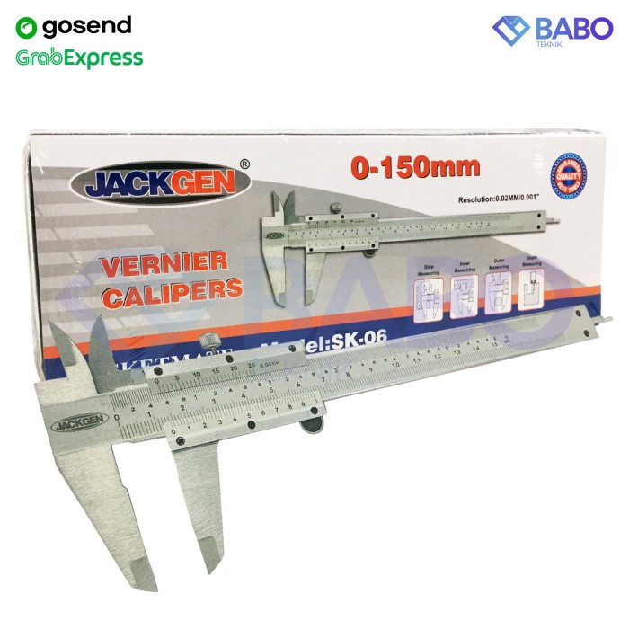 

Terlaris Sigmat Besi Jangka Sorong Original Jackgen Vernier Caliper Jangka Soro