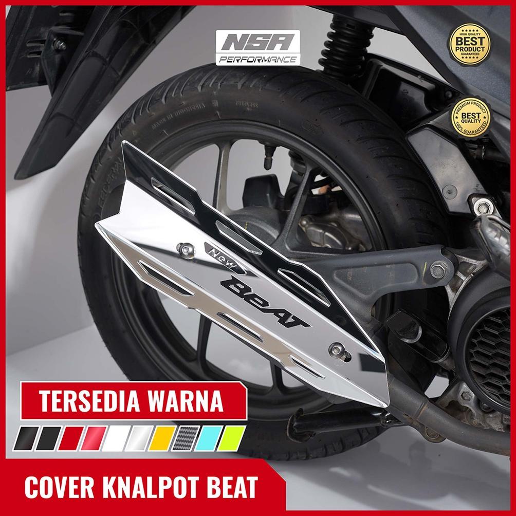 Cover Knalpot Beat Aksesoris Beat Tutup Cover Kenalpot Beat Variasi Tameng Knalpot Beat Tutup Knalpo