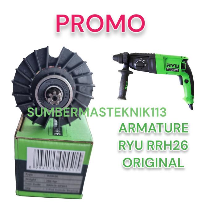 Armature Ryu Rrh26 Angker Rotary Hammer Ryu Rrh 26 Original