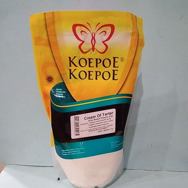 

KOEPOE KOEPOE CREAM OF TARTAR 1 KG