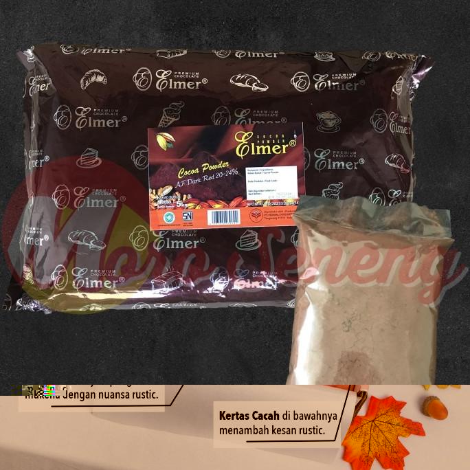 

Coklat Bubuk / Cocoa Powder Elmer African Red 20-24% (Repack) - 500 gr