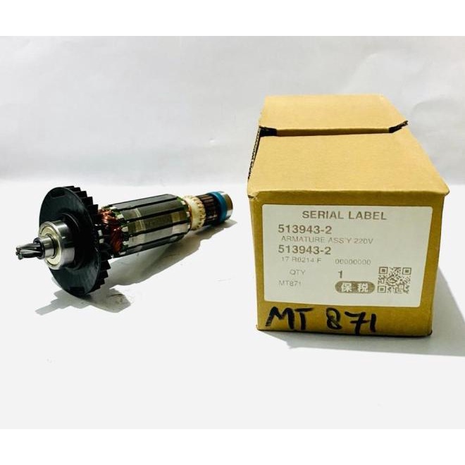 Armature / Angker Maktec Asli Mt 871 Buat Hammer Drill 3 Mode Maktec