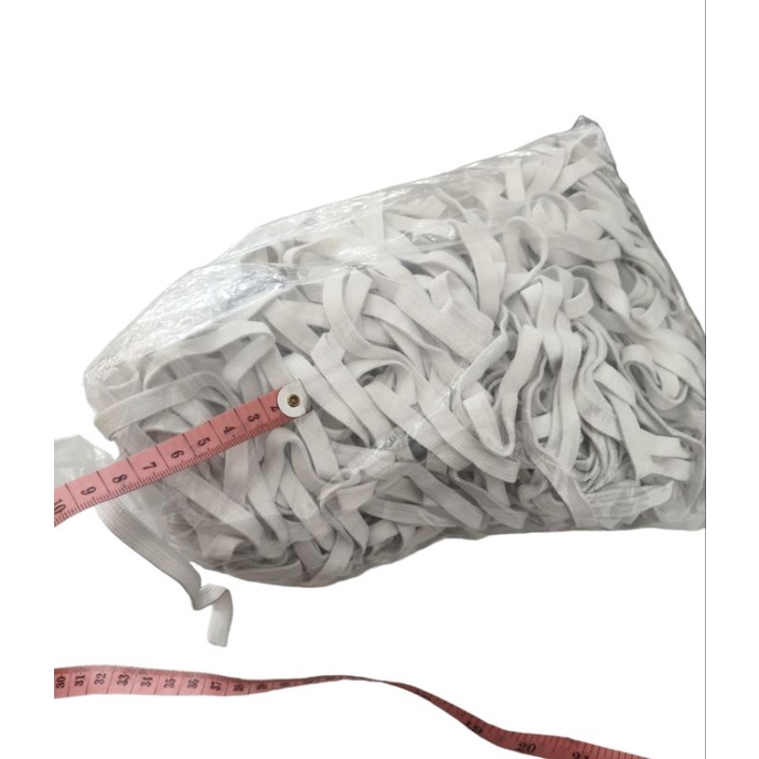 Karet Celana/ Karet Baju/ Karet Kiloan 0,8 cm/ Karet 8 mm/ Berat setengah kilo