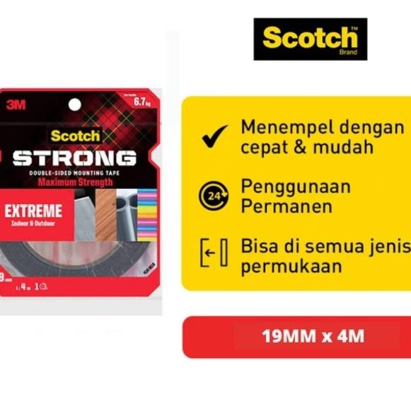 

Scotch 3M Double Tape 3M Extreme Mounting Tape 414-M19 19mmx4meter