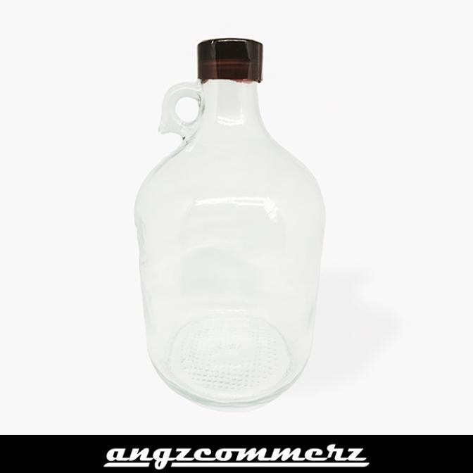 Botol Wine Fermentasi Kaca Besar Kosong California Growler