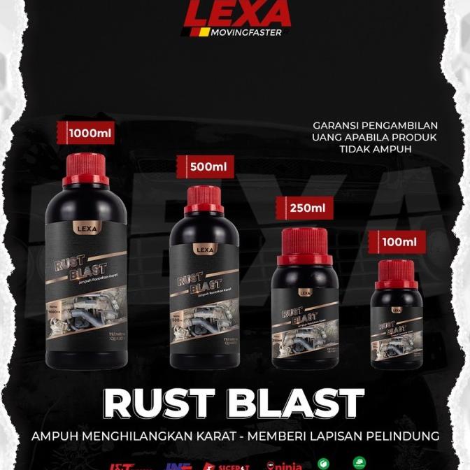 LEXA Rust Remover / LEXA Rush Blast Penghilang Noda Kerak Dan Karat