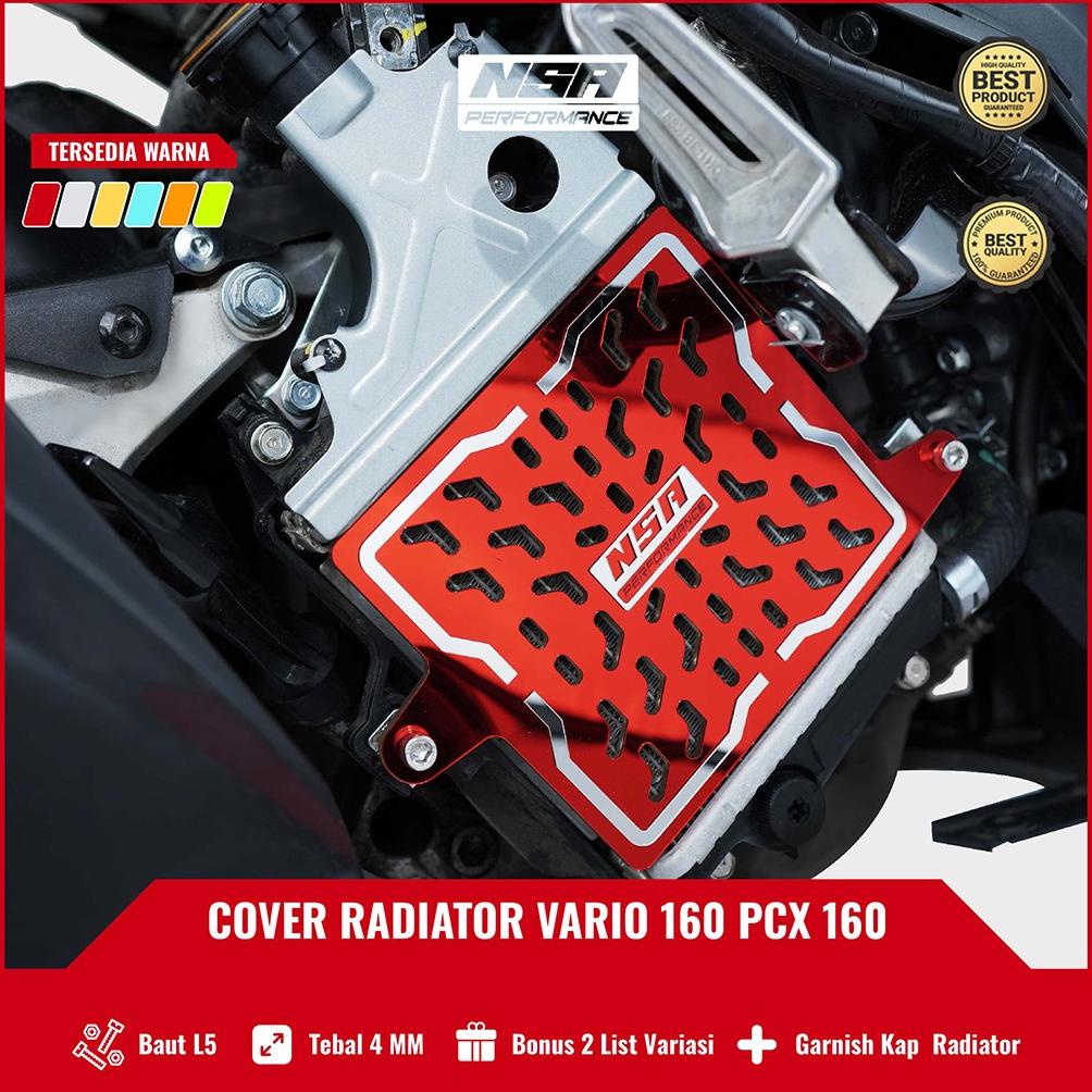 Cover Radiator Vario 160 Pcx 160 Nsa Tutup Radiator Vario 160 Adv 160 Pelindung Mesin Radiator Honda