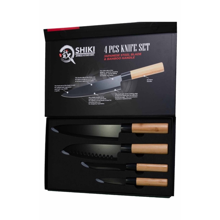 Pisau Jepang Set - Shiki - Japanese Steel