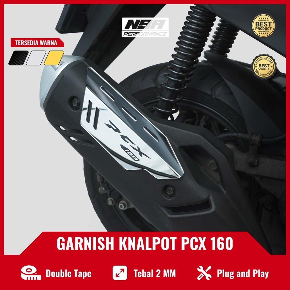 Cover Knalpot Pcx Aksesoris Pcx New Garnish Tutup Knalpot Yamaha Pcx New Muffler Honda Pcx Variasi K