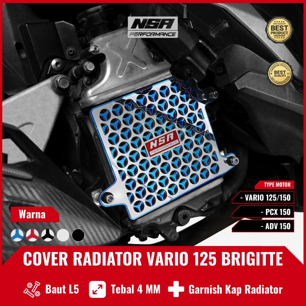 Cover Radiator Vario 125 - 150 Pcx 150 Adv 150 Twotone Brigitte Nsa Tutup Radiator Vario 125-150 Pel