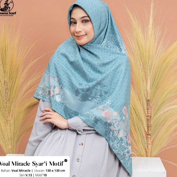 qwg-73 jilbab segi empat jumbo motif ukuran 130x130 umamascarf bahan voal terbaru kerudung hijab sya