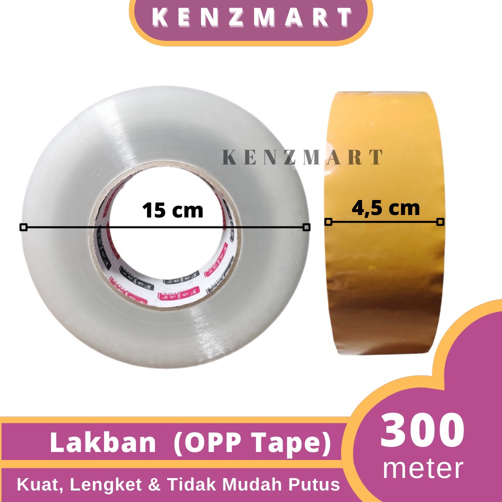 

Ready.. LAKBAN JUMBO OPP TAPE LAKBAN BENING COKLAT 2 INCH 45MM 300 METER FULL 100 YARD 200 YARD 300 YARD 500 YARD 72