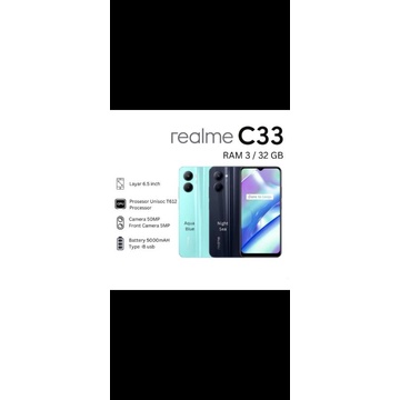 REALME C33 RAM 3/32GB GARANSI RESMI 1 TAHUN
