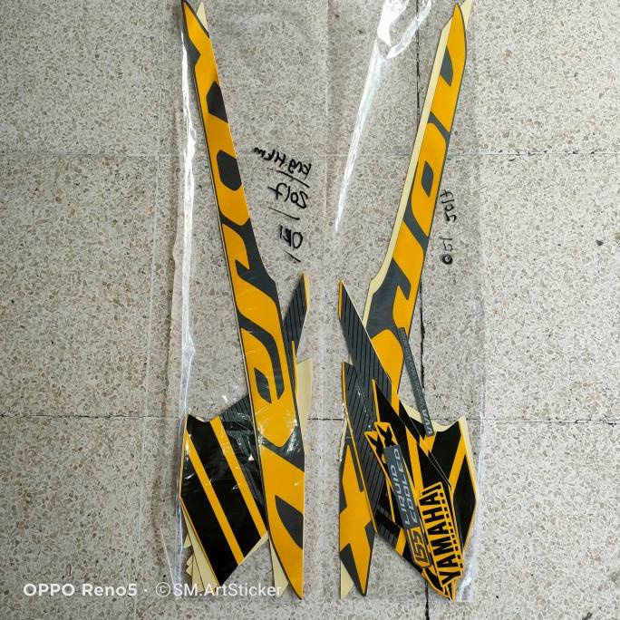 SALE striping aerox 2018 kuning original sticker aerox 2018 kuning original Termurah
