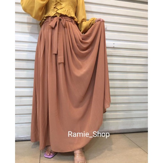 ✱Best Seller✱ ROK CERUTI ROK PANJANG POLOS FULL FURING
