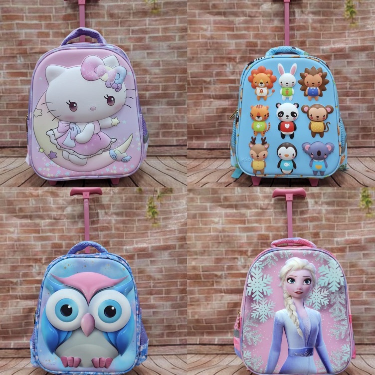 trxd2D7p Troli Anak Cewek TK - SD Hello Kitty 14" AAM HSD