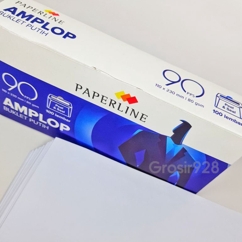 

Premium.. Amplop Buklet Putih Paperline PPS 90 (110x230mm) 59