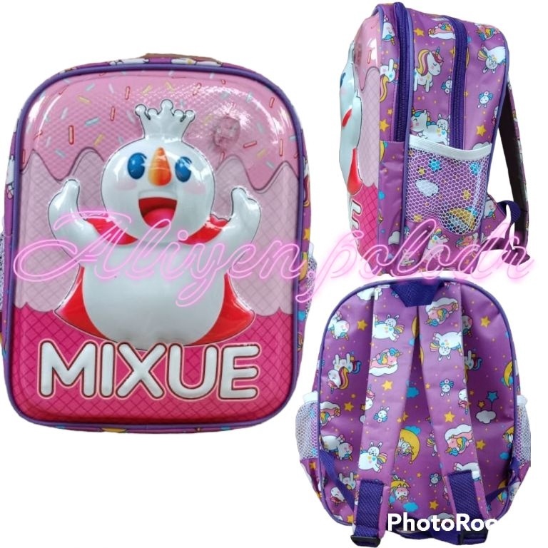 codeX3j3I Tas Ransel Embos anak LeD (Nyala) karakter Mixue/ Hello Kitty/ Frozen