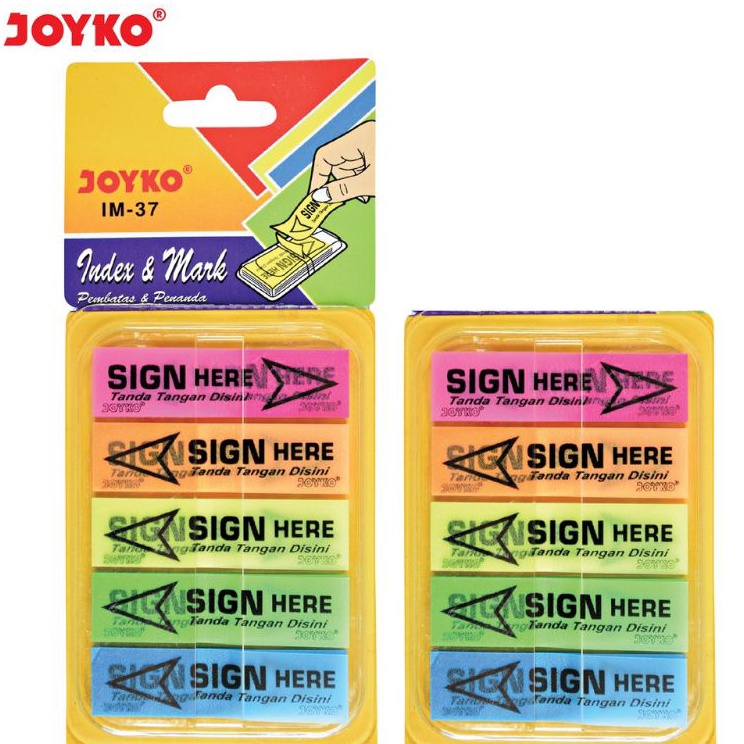 

im✣Sale Index & Mark / Pembatas / Penanda Joyko im-37 / Sign here J33 ❂