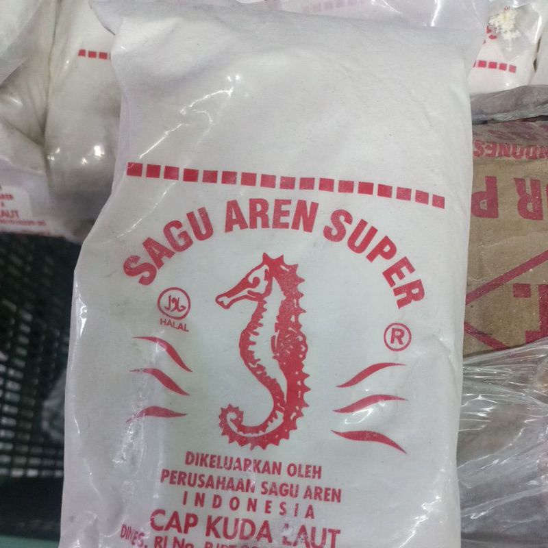 

SAGU AREN CAP KUDA LAUT KEMASAN 500 GR 1 BKS