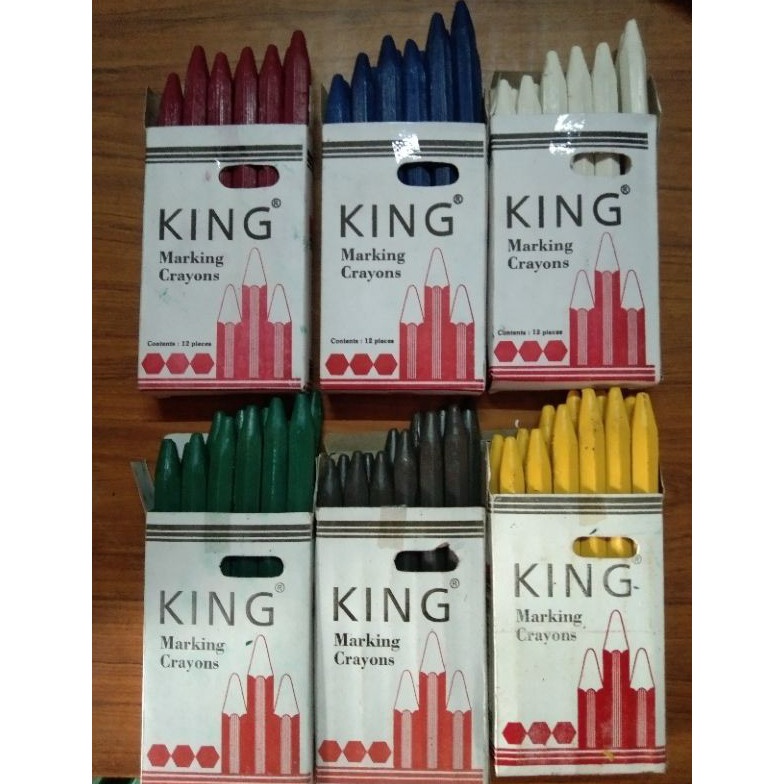 

Best Terlaris.. Crayon King /Crayon untuk kayu, besi SJY