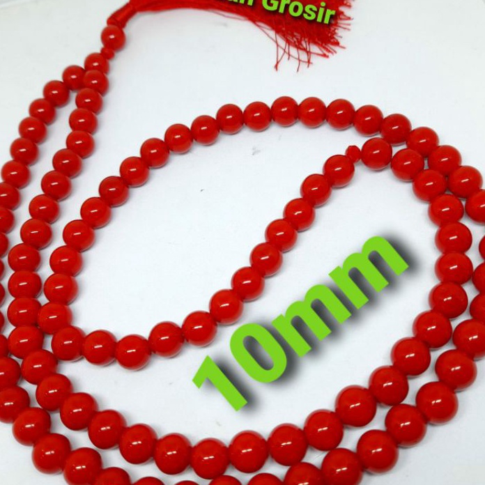 Banyak Peminat TASBIH BATU MARJAN 10MM 99BUTIR ORIGINAL ♠