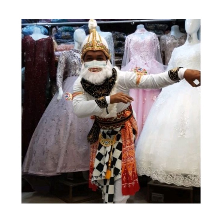 FNXH9483  Asesories baju anoman dewasa