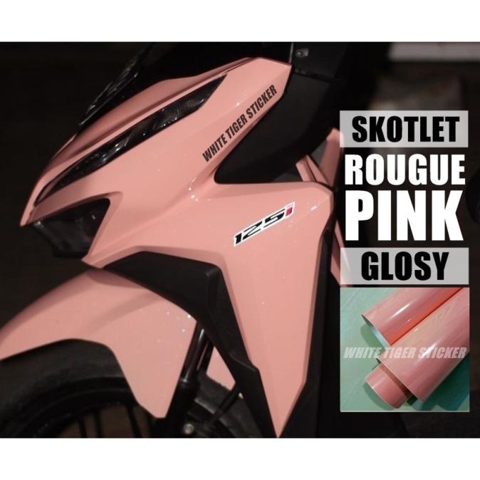 SALE SKOTLET STIKER MOTOR PINK PASTEL ROGUE LIMITED SCOTLITE PINK PASTEL Termurah