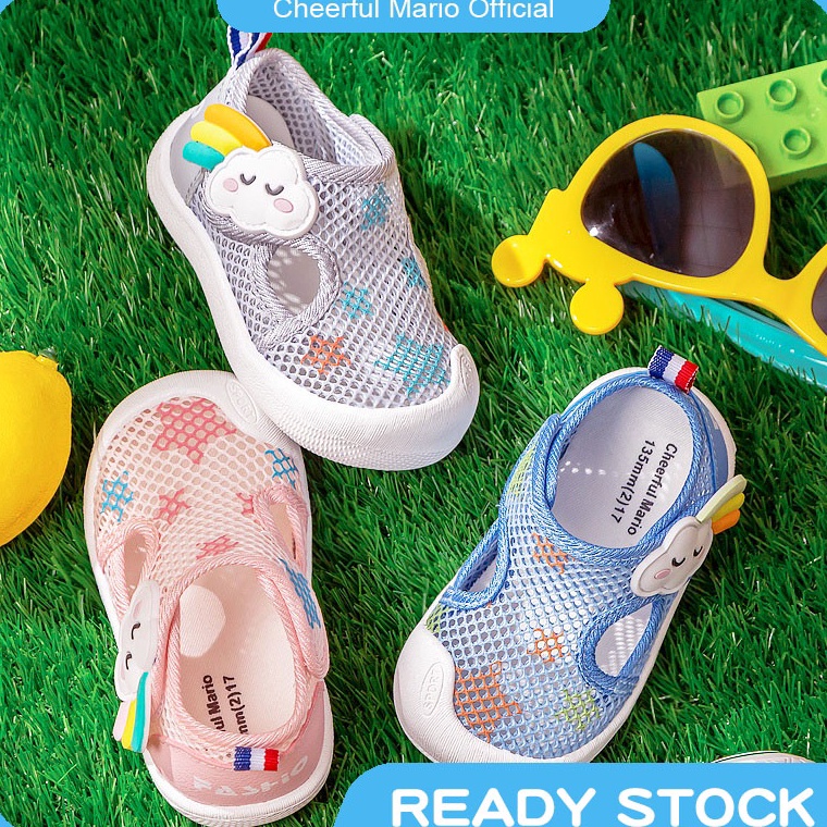 KodeJj8J3 Cheerful Mario Baby Shoes Toddler Soft Sole Shoes Shoes For Kids Baby#prewalker#sepatu bay