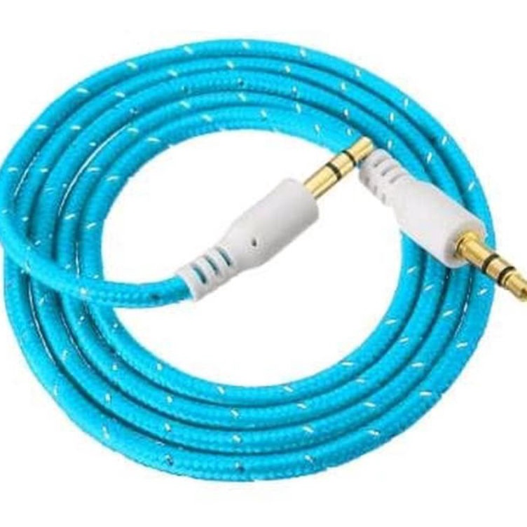 ➢☋★✭ Kabel AUX Jack 1 in 1 3.5mm HP ke salon hp ke tape mobil Model Baru