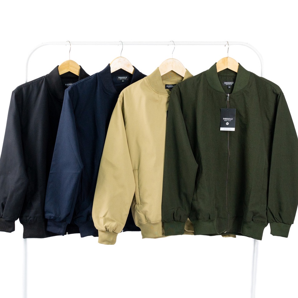trxE9q4P Jaket Bomber Ribsgold Series