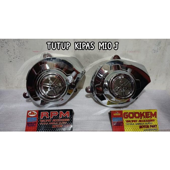 SALE Cover tutup kipas variasi Mio J/GT Soul GT chrome Termurah