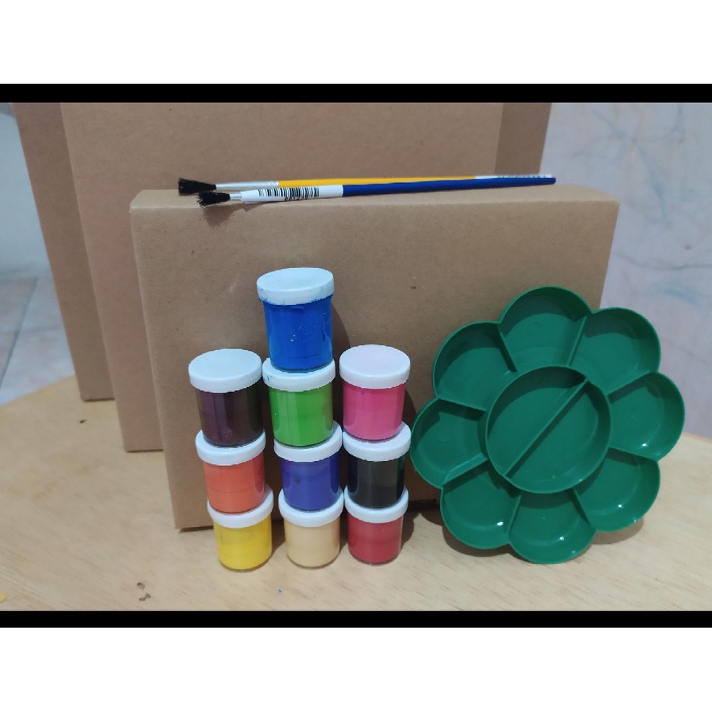 

➷z5 Best Seller✭➝ Painting Kit Set Alat Lukis Lengkap + Box E96 ❂