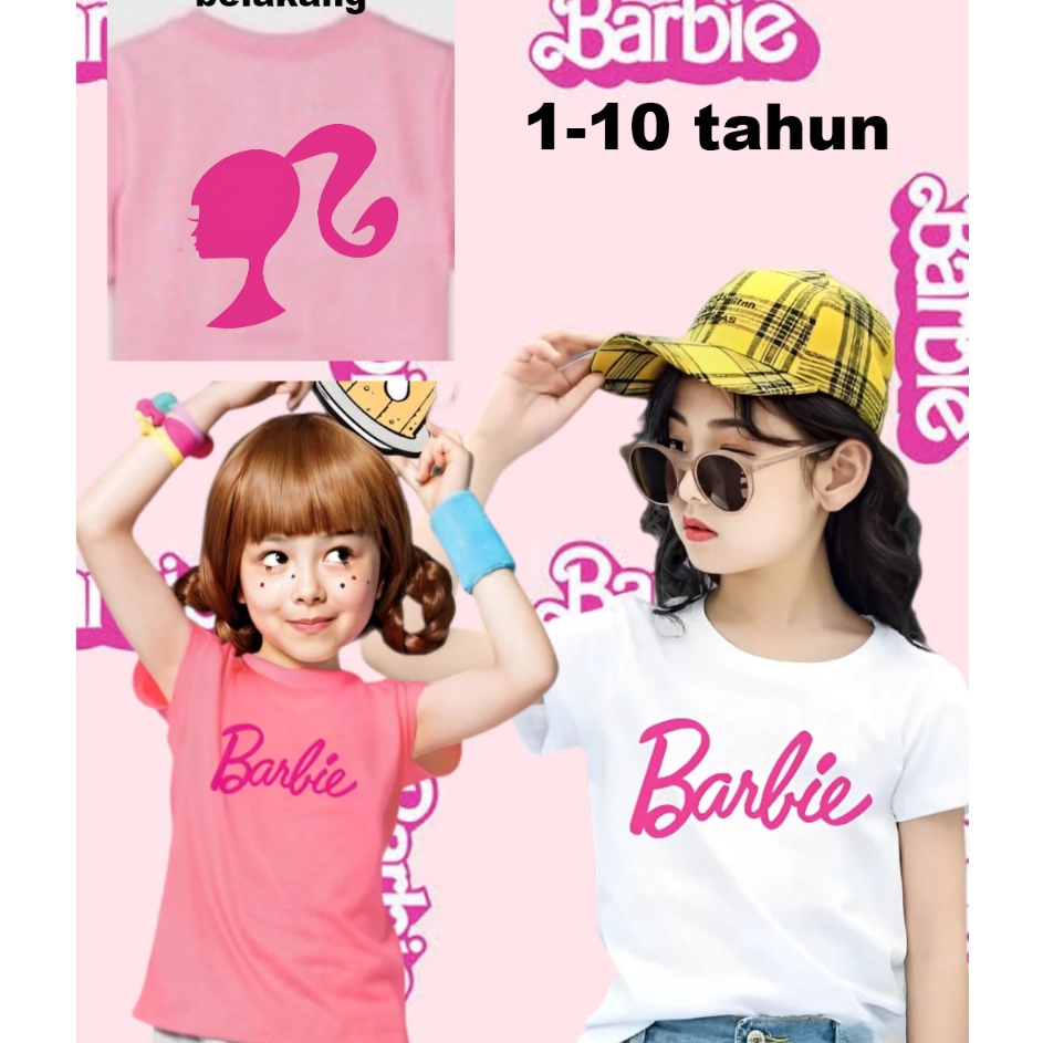 Trx9f9Et KAOS ANAK BARBIE 2th-10th